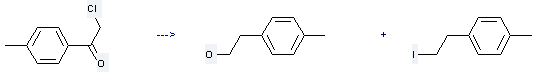 Benzeneethanol,4-methyl- is prepared by reaction of 2-chloro-1-p-tolyl-ethanone.